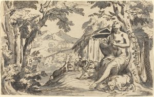 De Verloren Zoon door after Pietro Testa