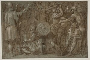 Scène uit de Romeinse geschiedenis