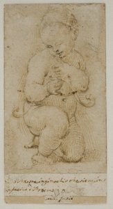De jonge Johannes de Doper door after Raphael