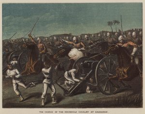 De aanval van de Household Cavalry bij Kassassin