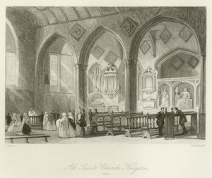 All Saints Kerk, Kingston, 1840