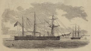 De Glatton Drijvende Batterij door after Thomas Harrington Wilson