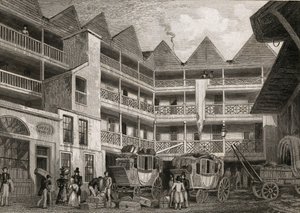 The Old Bull and Mouth Inn, St. Martins-le-Grand, 1831