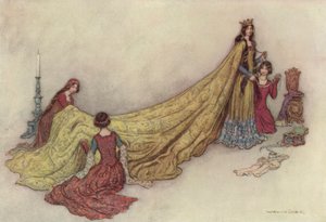 Geoffrey Chaucer, Het Verhaal van de Klerk door after Warwick Goble