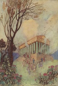 Geoffrey Chaucer, Het Parlement van de Vogels door after Warwick Goble