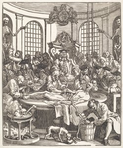 De Beloning van Wreedheid door after William Hogarth John Bell