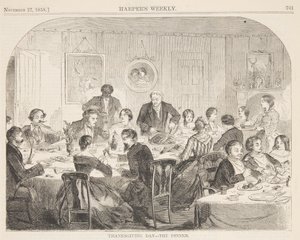 Thanksgiving Day – Het Diner door Winslow Homer