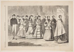De Ochtendwandeling – Jonge Dames School Wandelen op de Avenue door after Winslow Homer