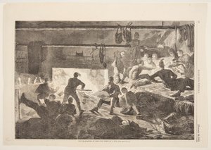 Winterkwartieren in kamp – De binnenkant van een hut