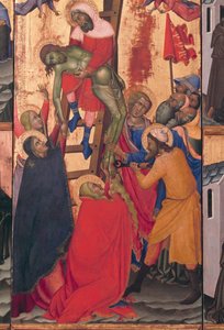 Aflossing van Christus van het kruis door also Manfredi de Battilori Bartolo di Fredi