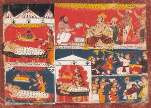 Ayodhya viert de geboorte van Rama en zijn broers door anonymous 
