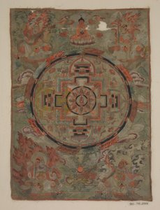 Boeddha omringd door bodhisattva