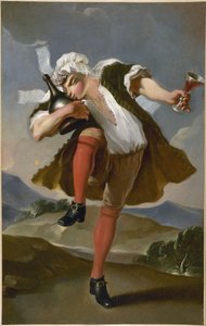 Frans: A la bonne bouteille. Bord van wijnhandelaar, Parijs