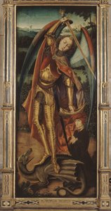 Frans: Saint Michel terrassant le dragon door anonymous 