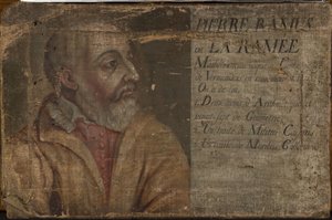 Portret van Petrus Ramus, wiskundige door anonymous 