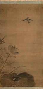 Zwaluw en lotus