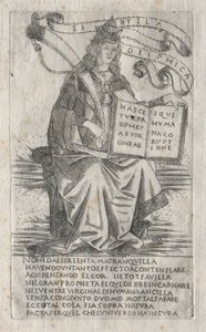 De Sibyllen: De Delphische Sibyl door attributed to Francesco Rosselli