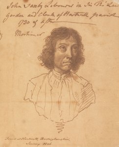 Portret van John Saxby door attributed to John Hamilton Mortimer
