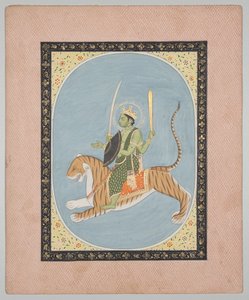 Mars, uit een Mandi Astrologie Serie door attributed to Sanju