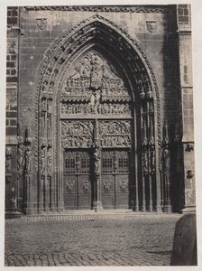 Ingang, St. Lorenz-kathedraal, Neurenberg door attributed to Schrag