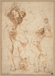 Hercules Doodt de Hydra door called Guercino Giovanni Francesco Barbieri
