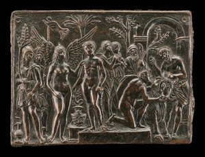 De triomf van een held door called Riccio Andrea Briosco