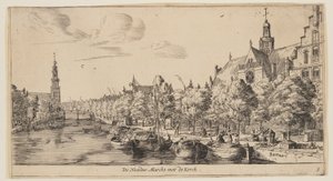 De Noorder Marckt met de Kerck, from Views of Amsterdam