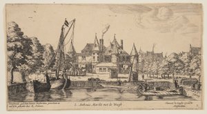 S. Anthonis Marckt met de Waegh, uit Gezicht op Amsterdam