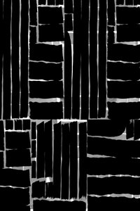 Abstract zwart rasterpatroon door cartissi