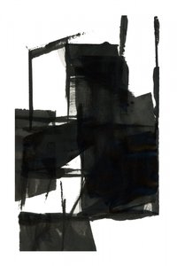 Abstracte zwarte structuren door cartissi
