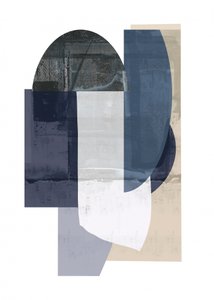 Abstracte blauwe geometrie