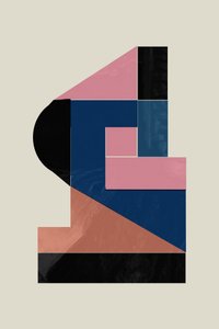 Abstracte kleurblokken door cartissi