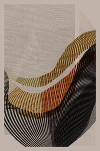 Abstracte vloeiende lijnen door cartissi