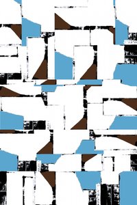 Abstracte geometrische collage door cartissi