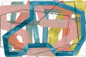 Abstracte geometrische lijnen door cartissi