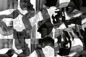 Abstracte menselijke figuren door cartissi