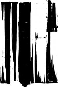Abstracte inktstreken door cartissi