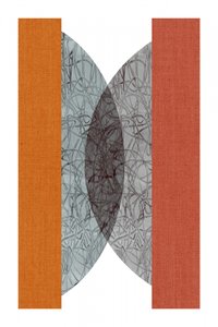 Abstracte oranje geometrie