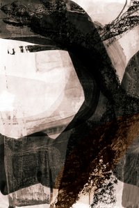 Abstracte sepia-streken