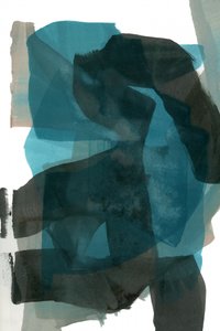 Abstracte blauwgroene lagen door cartissi