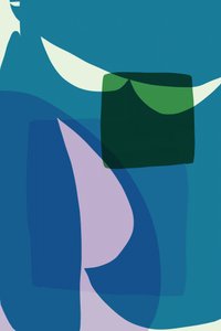 Blauwgroene abstracte lagen door cartissi