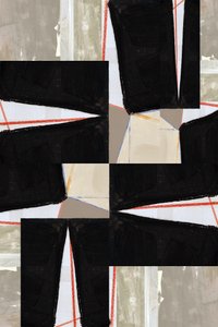 Gedurfde geometrische abstracte kunst door cartissi