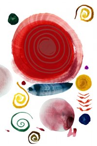 Kleurrijke abstracte vormen door cartissi