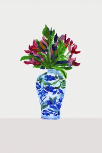 Kleurrijk geschilderde bloemen door cartissi