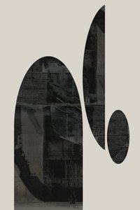 Donkere abstracte vormen door cartissi