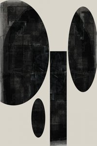 Donkere abstracte vormen door cartissi