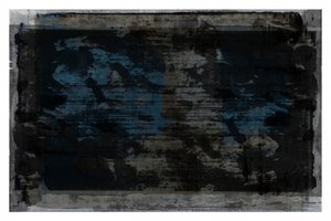 Donkerblauwe abstractie door cartissi