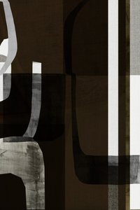 Donkere minimalistische abstractie