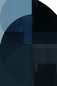 Diepblauwe geometrie