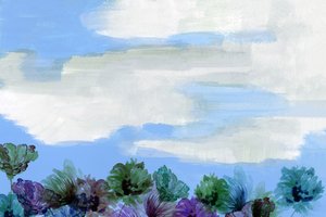 Dromerige bloemenhemel door cartissi